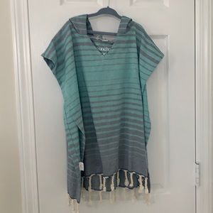 Never Worn Poncho + Parked beach poncho coverup